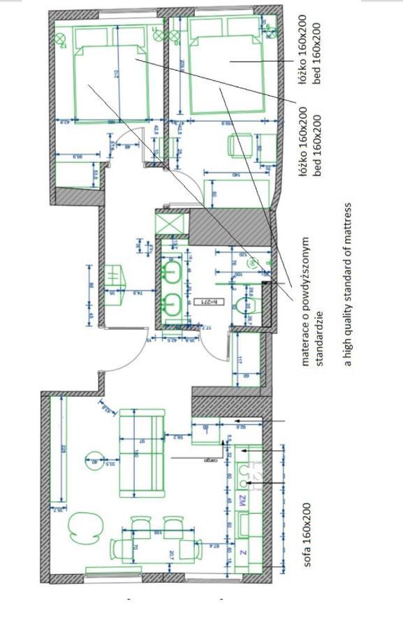 Family Luxury Nature Apartment, 1-6, 2 Sypialnie I Salon, 100M Bazylika Гданск Екстериор снимка